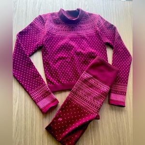 Holly Seamless long sleeve and pant swt